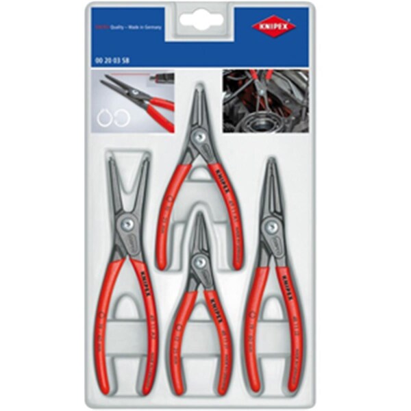 Knipex 4Piece Circlip Pliers Set KX002003SB Zoro